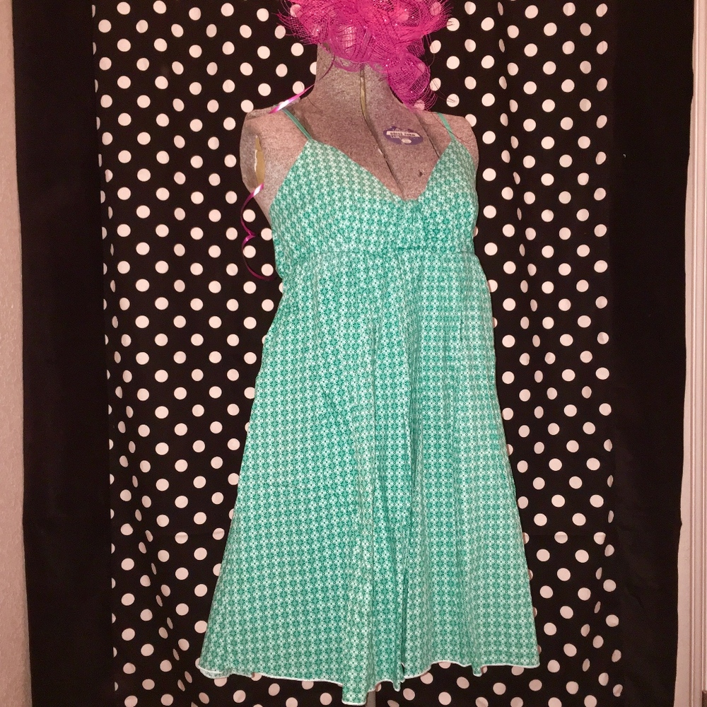 L.E.I. SUNDRESS // Turquoise // Spaghetti Straps